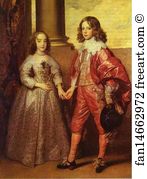 Stuart Art Print - Princess Mary Stuart And Prince William Of Orange