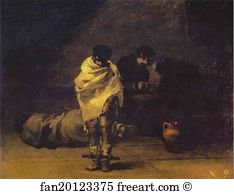 Prison Art Print - Prison Scene