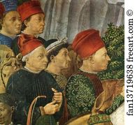 Wall Art Print - Procession Of The Magus Balthazar. Detail