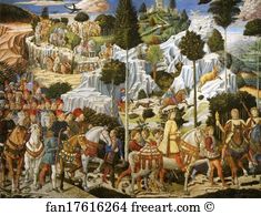 Wall Art Print - Procession Of The Magus Balthazar. Detail