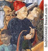Wall Art Print - Procession Of The Magus Balthazar. Detail