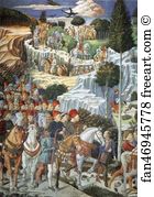 Wall Art Print - Procession Of The Magus Balthazar