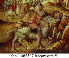 Herri De Patinir Art Print - Procession To Golgotha. Detail