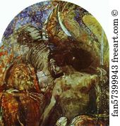 1898 Oil On Canvas The Tretyakov Gallery Art Print - Prophet