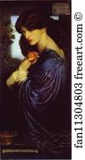 1874 Oil On Canvas Tate Gallery Art Print - Proserpine