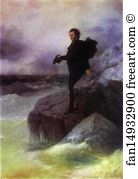 Farewell Art Print - Pushkin's Farewell To The Sea