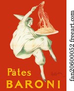 Man Art Print - Pâtes Baroni