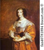Henrietta Art Print - Queen Henrietta Maria