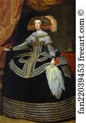 Diego Velázquez Art Print - Queen Mariana