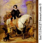 Queen Art Print - Queen Victoria On Horseback