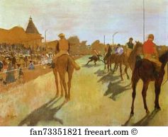 Horse Race Art Print - Race Horses