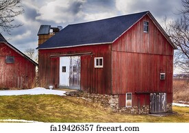 Free Red Barn Art Prints And Wall Artwork Freeart