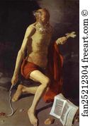 Repenting Art Print - Repenting Of St. Jerome