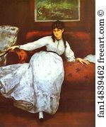 School Art Print - Repose (Berthe Morisot)