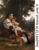 William Adolphe Bouguereau Art Print - Rest