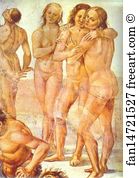 Orvieto Art Print - Resurrection Of The Dead. Detail