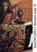 Strickland Art Print - Reverend William Strickland. Detail