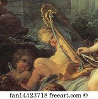 Rinaldo And Armida Detail Art Print - Rinaldo And Armida. Detail
