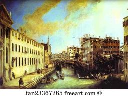 Rio Art Print - Rio Dei Mendicanti: Looking South