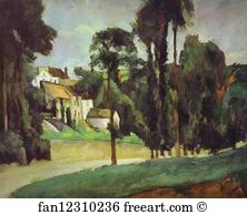 1875 Art Print - Road At Pontoise
