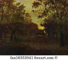 1881 Oil On Canvas The Tretyakov Gallery Art Print - Road In A Wood