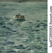 Escape Art Print - Rochefort's Escape