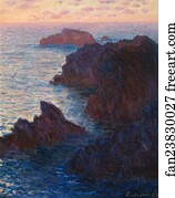 Rocks Art Print - Rocks At Belle-Lle, Port-Domois