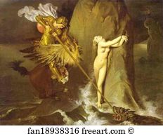 Angelica Art Print - Roger Delivering Angelica