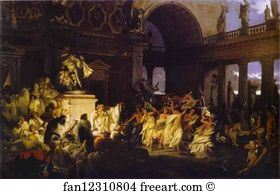 Time Art Print - Roman Orgy In The Time Of Caesars