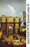 Constantine Art Print - Rome: The Arch Of Constantine