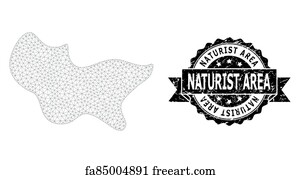 Free Scratched Textured Naturism Zone Stamp Seal Art Prints and ...