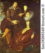 Bow Art Print - Rubens And Isabella Brant In The Bower Of Honeysuckle