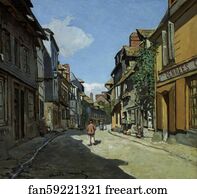 Rue Art Print - Rue De La Bavole, Honfleur