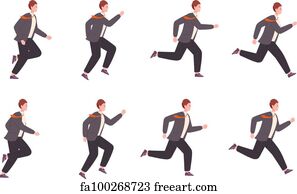 Free Running Animation Sprite Art Prints and Artworks | FreeArt