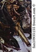 Under Art Print - Russian Troops Under Suvorov Crossing The Alps. Detail