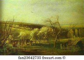 1867 Oil On Canvas The Tretyakov Gallery Art Print - Rustic View