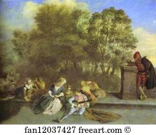 Antoine Art Print - Récréation Italienne