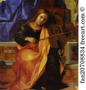 Transferred From Wood S Zaccaria Art Print - Sacra Conversazione. Detail