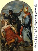 1552 Art Print - Saint George, Saint Louis, And The Princess