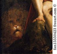 Saint Jerome In The Wilderness Detail Art Print - Saint Jerome In The Wilderness. Detail