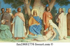 Mural Art Print - Saint Louis Rendering Justice