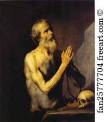 Jusepe De Ribera Art Print - Saint Onuphrius