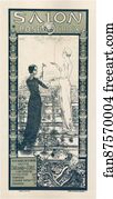 Salon Art Print - Salon De La Rose Croix
