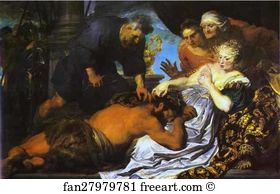Samson Art Print - Samson And Delilah