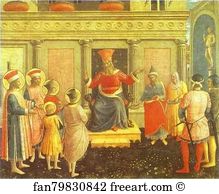 Cosmas Art Print - San Marco Altarpiece: Cosmas And Damian Before Lycias