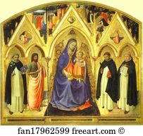 Museo Di San Marco Art Print - San Pietro Martire Triptych