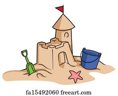 Free art print of Sand Castle. Sand Caslt on the beach of lake Michigan