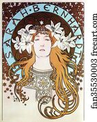 Sarah Art Print - Sarah Bernhardt