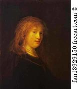 Saskia Art Print - Saskia Van Uilenburgh, The Wife Of The Artist