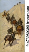 Scout Art Print - Scouts Climbing A Mountain